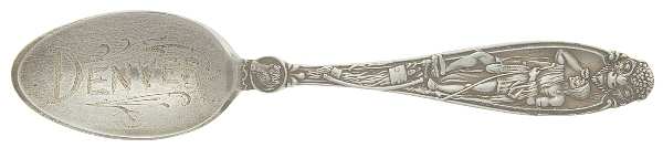 States & Cities Souvenir Spoons(Sterling) Colorado Teaspoon