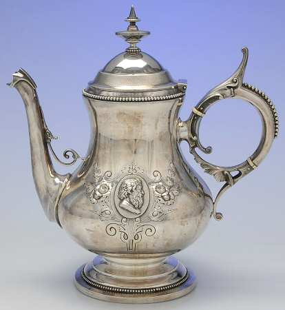 Medallion (Coin, Hollowware) Tea Pot