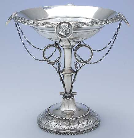 Medallion (Coin, Hollowware) Tall Compote