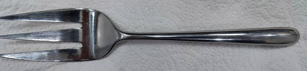 WAS218 (Stainless) Large Solid Cold Meat Serving Fork