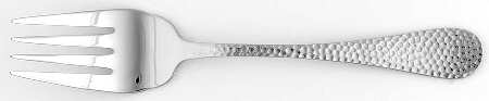 Hammered (Stainless) Medium Solid Cold Meat Serving Fork