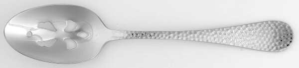 Hammered (Stainless) Pierced Tablespoon (Serving Spoon)