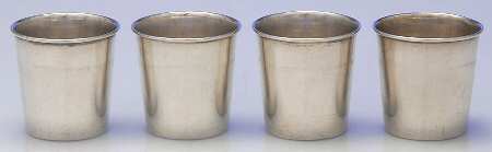 8580 (Sterling, Hollowware) Shot Glass - Set of 4