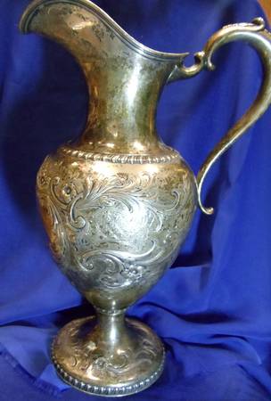 2327 (Sterling, Hollowware) Footed Ewer/Pitcher