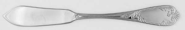 Hotel Lux (Stainless) Flat Handle Master Butter Knife