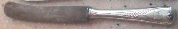 WMF170 (90, Silverplate) Hollow Handle Master Butter Knife