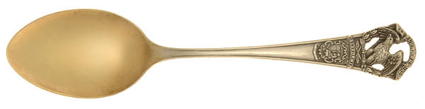 States&Cities Souvenir Spoons(Sterling) California Five O'Clock Spoon
