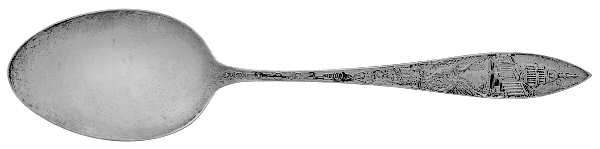 States&Cities Souvenir Spoons(Sterling) Washington DC Five O'Clock Spoon