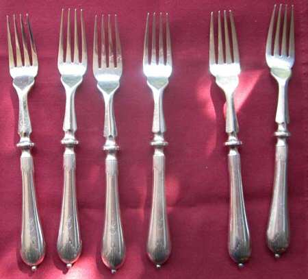 WKL25 (Silverplate) Individual Solid Fish Fork