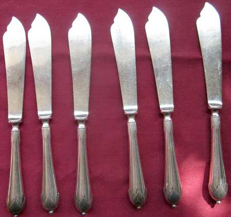 WKL25 (Silverplate) Individual Solid Fish Knife