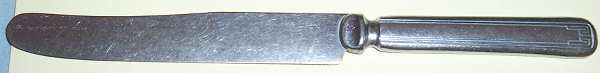 WBW10 (Silverplate) New French Solid Knife with Bolster