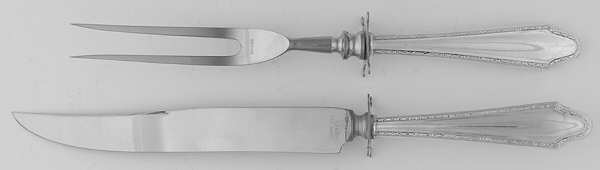 WSC76 (Sterling) 2 Piece Small Carving Set W/ Sterling Guard