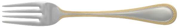 Paris (Stainless, Gold Accent) Individual Salad Fork