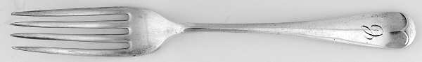 WKL26 (Silverplate) Monogram Fork