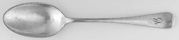 WKL26 (Silverplate) Monogram Tablespoon (Serving Spoon)