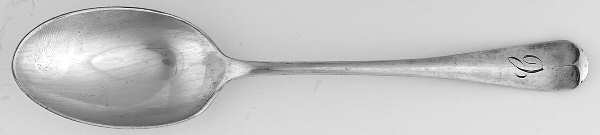 WKL26 (Silverplate) Monogram Place/Oval Soup Spoon