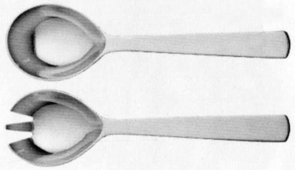 Atelier (Metal, Hollowware) (2 Pc) Solid Salad Set