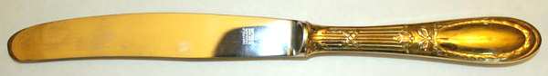 WLN27 (Gold Electroplate) Modern Hollow Knife