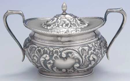 E1705 (Silverplate, Hollowware) Sugar Bowl & Lid