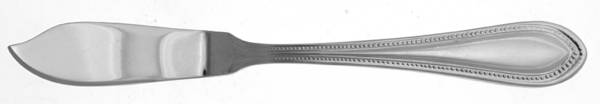Brayton Bead (Stainless) Flat Handle Master Butter Knife