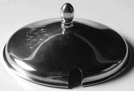 188 (Sterling, Hollowware) Silver Lid for Crystal Jam Jar