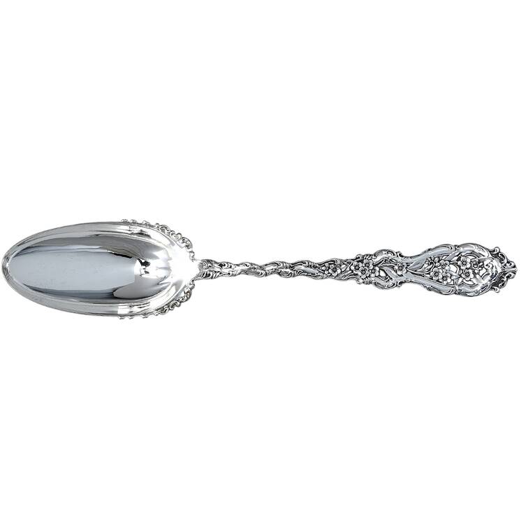 WDS24 (Sterling) Oversize Solid Salad Serving Spoon