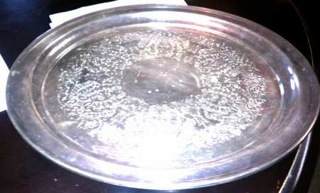 M256 (Silverplate, Hollowware) 14" Oval Serving Platter