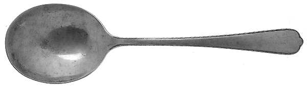 WEB17 (Sterling) Round Bowl Soup Spoon (Cream Soup)