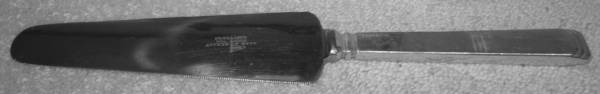NILE (Silverplate) Pie & Cake Server with Stainless Blade
