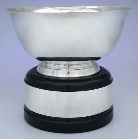 Paul Revere Bowl (Sterling, Hollowware) Large Presentation Trophy W/Wood Stand