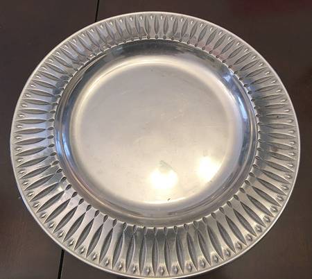 Crystal (Armetale, Hollowware) 14" Round Tray