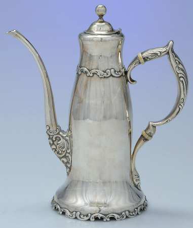 Louis XV (Sterling, 1891, Hollowware) Demi Coffee Pot