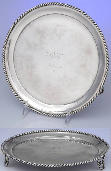 WGO10 (Coin, Hollowware) Underplate for Footed Ewer/Pitcher