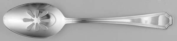 Marcel (Silverplate) Pierced Tablespoon (Serving Spoon)