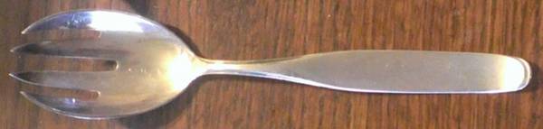 Constanze (Sterling) Small Solid Cold Meat Serving Fork