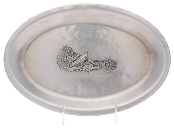 Aluminum Hollowware 12" Oval Serving Platter