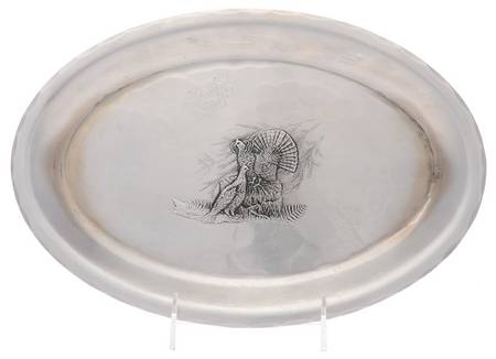 Aluminum Hollowware 12" Oval Serving Platter