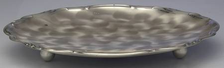 Ikora (Silverplate Hollowware) 12" Round Footed Tray