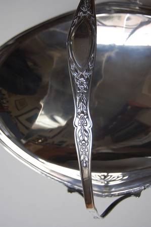 Orange Blossom (Sterling, Hollowware) 13" Handled Basket