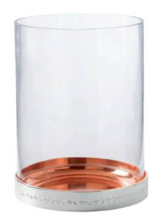Arris  (Silverplate, Copper, Hollowware) Hurricane Lamp and Globe