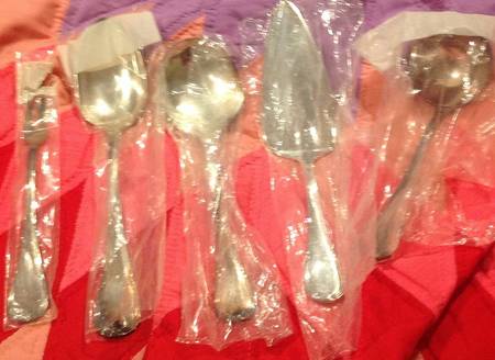 Grand Ribbon (Silverplate) Pie & Cake Server with Stainless Blade