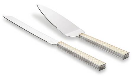 With Love Nouveau (Silverplate, Hollowware) Cake Knife & Server Set