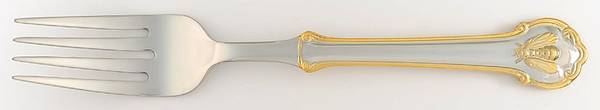 Gold Napoleon Bee (Stainless) Individual Salad Fork by Wallace Silver