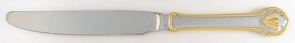 Gold Napoleon Bee (Stainless) New French Solid Knife by Wallace Silver