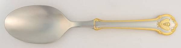 Gold Napoleon Bee (Stainless) Tablespoon (Serving Spoon) by Wallace Silver