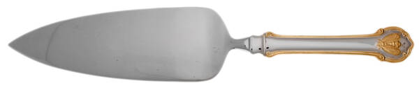 Gold Napoleon Bee (Stainless) Pie Server with Serrated Stainless Blade HC