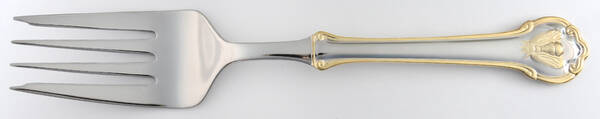 Gold Napoleon Bee (Stainless) Medium Solid Cold Meat Serving Fork