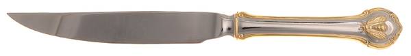 Gold Napoleon Bee (Stainless) Individual Solid Handle Steak Knife by Wallace Silver