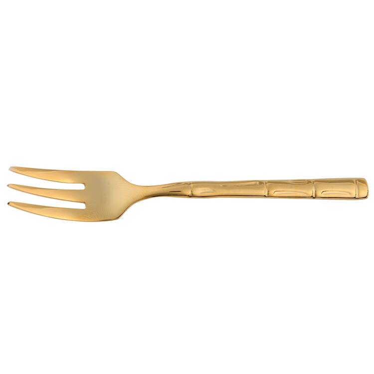 Gold Bamboo (Gold Electroplate) Cocktail/Seafood Fork