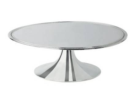 Simply Wish (Silverplate, Hollowware) 12" Diameter Pedestal Cake Stand